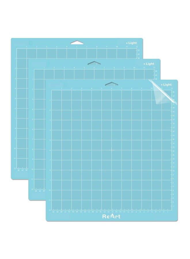 ReArt Light Grip Cutting Mat 12x12 inch 3 Pack - Image 1