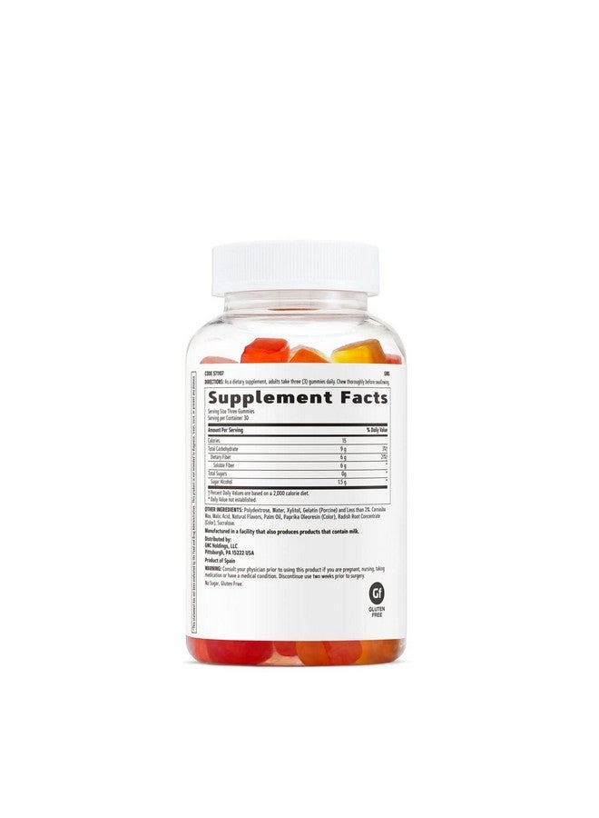 جي إن سي GNC Fiber 6g Gummy | يدعم الهضم الصحي والانتظام | فواكه مشكلة | 90 قطعة - Image 2