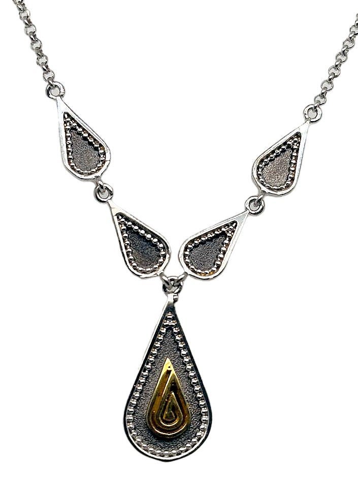 BTC ELLA - Silver necklace Gold Plated (SIL0547) - Image 2