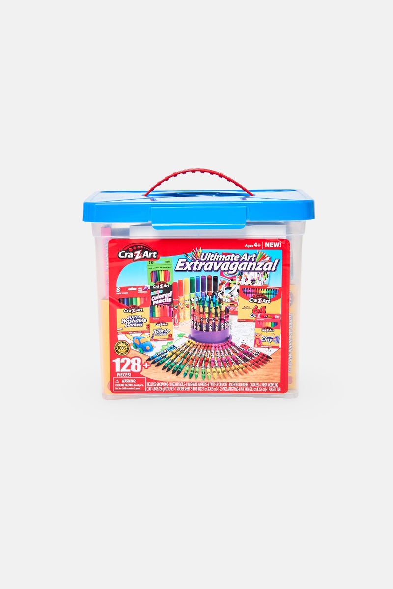 Cra-Z-Art 128 Pcs Ultimate Art Extravaganza Tub, Assorted - Image 1
