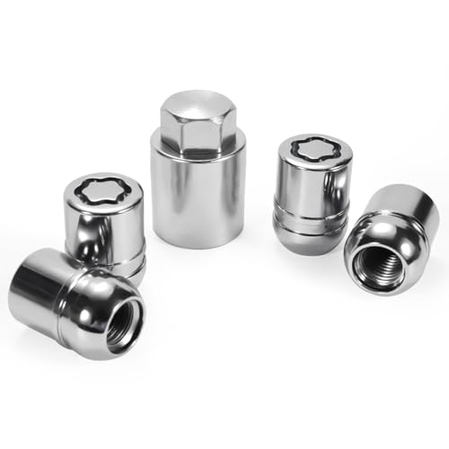 CCNLHZM Wheel Lock Lug Nuts M12x1.5 Anti Theft Fits Honda Accord‌ 2006-2025 / Civic 2006-2025 / CR-V 2003-2012 / HR-V 2016-2022 & More Hex Key Spherical Seat, Alloy Wheel Lock set, 4Pcs, Replace 08W42-SNA-101 - Image 1