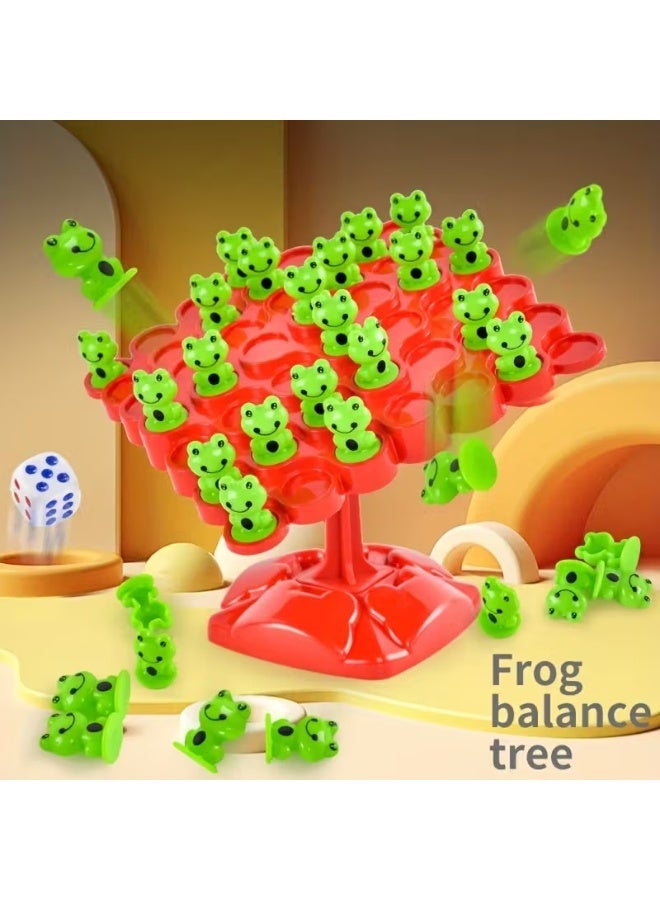 Goolsky [Math Frog Game] Interactive Math Frog Balance Tree Board Game - Durable PP Material, Standard Edition, Ideal for Parties and Family Fun - Image 5