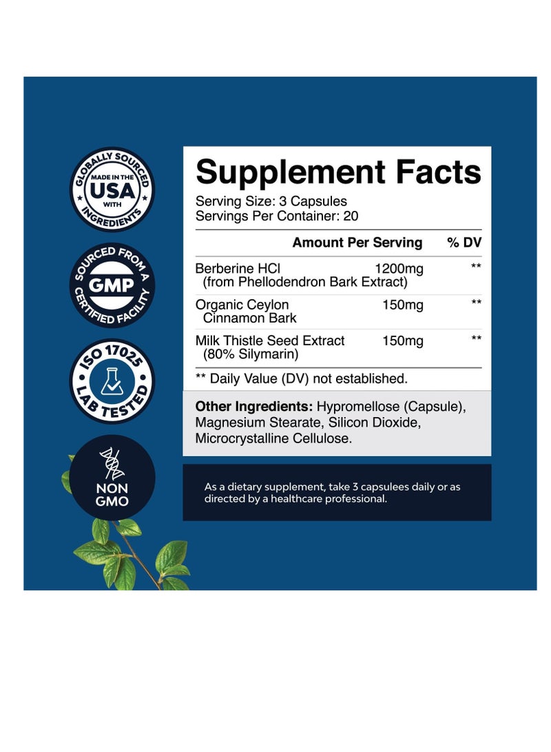 نايتشرز كرافت بربارين مع قرفة سيلان 60 كبسولة - Image 2