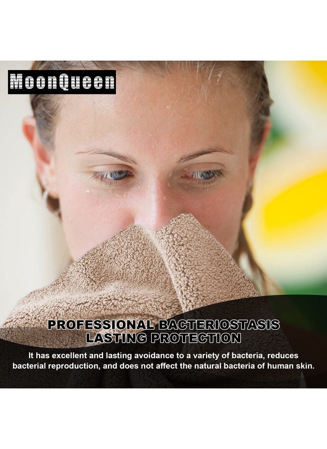 MOONQUEEN - Microfiber Facial Cloths Fast Drying Washcloth 12 Pack Premium Soft Makeup Remover Cloths Brown - Image 1