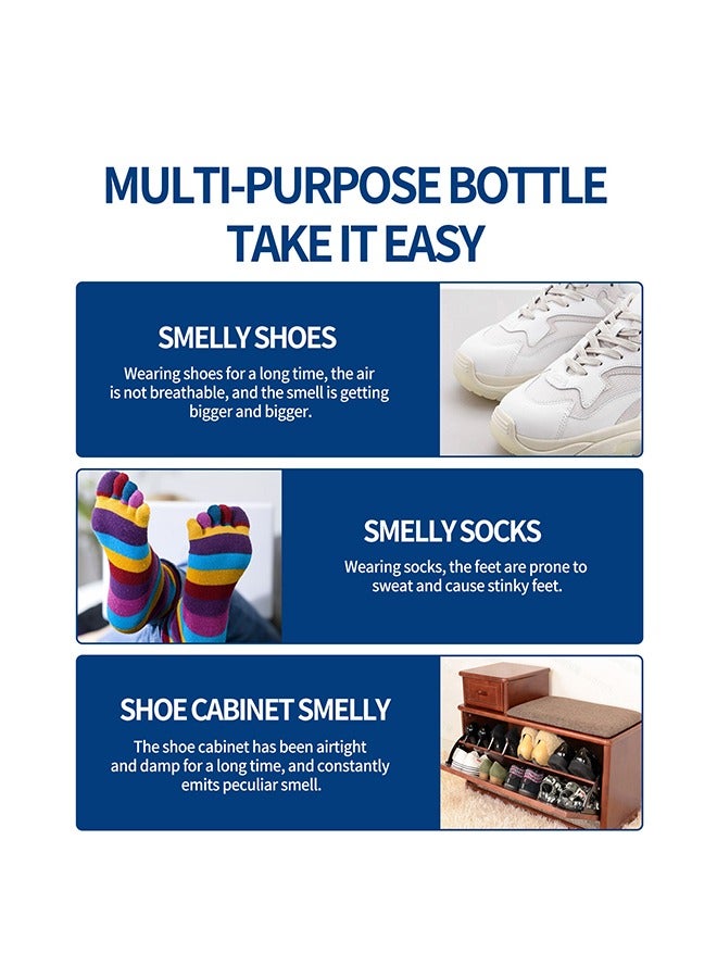 SOUTH MOON Shoe&Sock antibacterial spray,Stay clean and fresh,Every step carries a fragrant scent,Odour Control Shoe Spray,Clean sweaty feet deodorizing odor dry freshener 60ml - Image 4