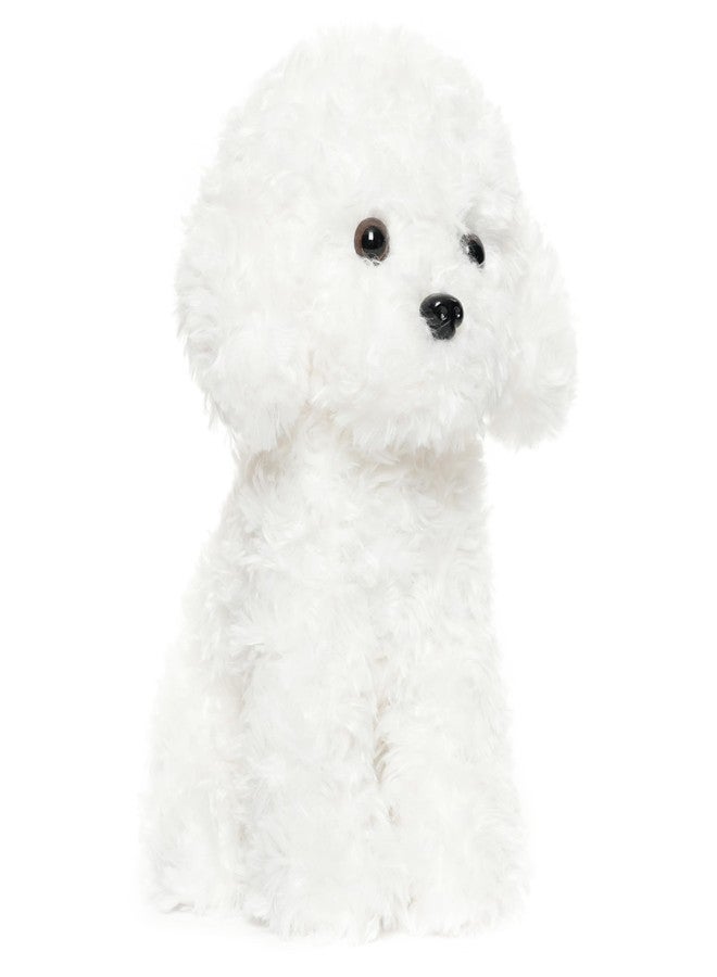 WEIGEDU White Toy Poodle Stuffed Animal - Bichon Frise/Maltese Plush Toy for Kids and Babies - Perfect Birthday & Easter Gift, 12.6" - Image 2