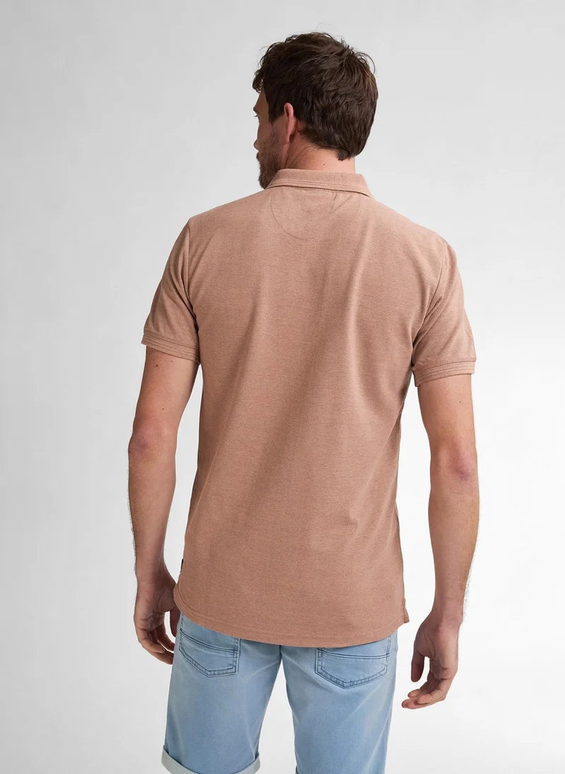 بترول اندستريز بولو رجالي قصير الأكمام