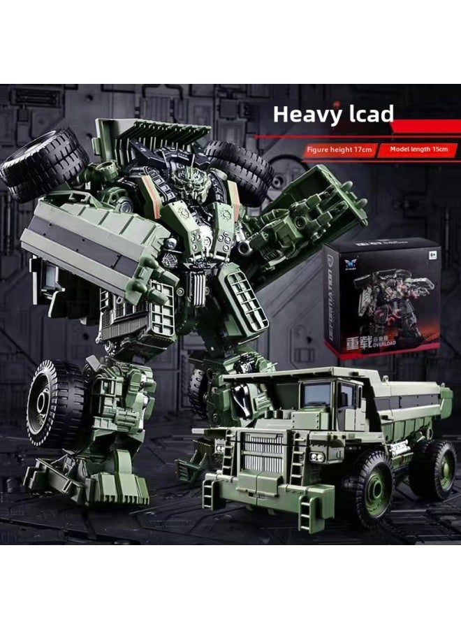 Mamba Transfiguration Toy Optimus Prime Car Column Wasp King Kong Aircraft Wei Robot Children Model Boy-Color:8801a1 Finely Painted Submachine Column - Image 4