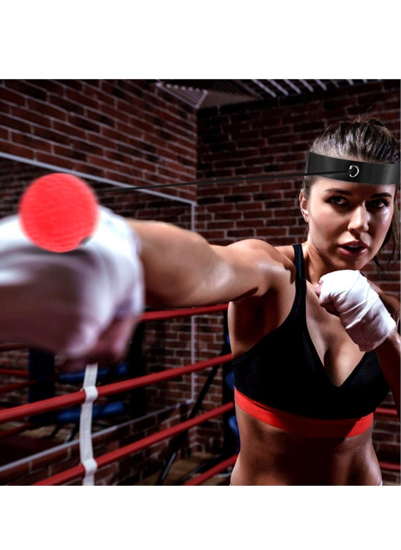Loquat Boxing Reflex Ball Boxing Training Ball Boxing Ball with Headband Speed Training Suitable for Adult/Kids Boxing Equipment for Training Hand Eye Coordination and Fitness - Image 5