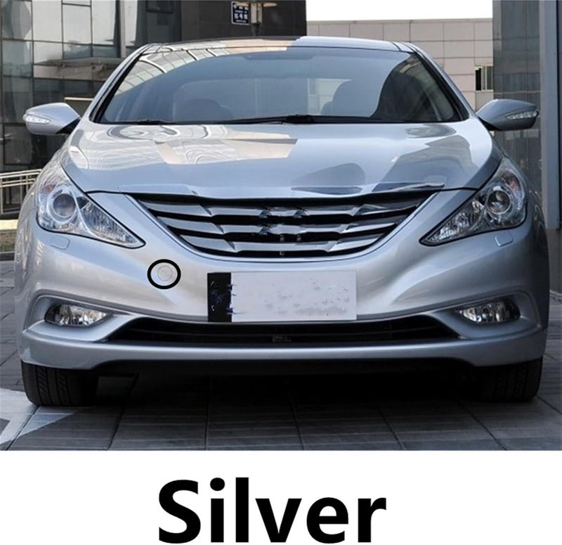 QASULER Front Bumper Tow Hook Eye Cover Cap for Hyundai Sonata - Image 2