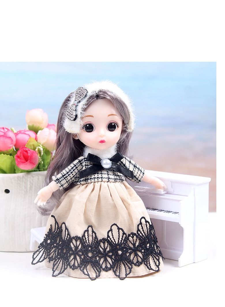 xppier 6 pcs Mini Dolls Fashion Toddler Princess Collection Barbie dolls Girls Gift Set Toys for girls - Image 5