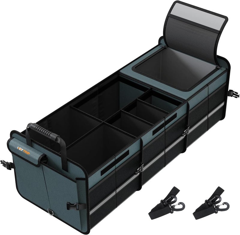 HEYTRIP Large Trunk Organizer with Cooler Bag - Image 1