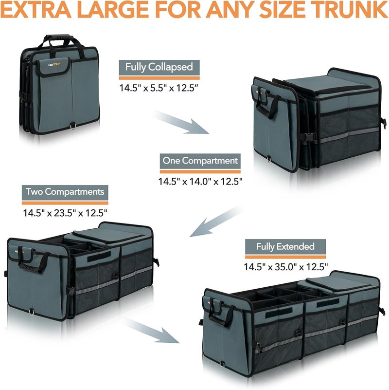 HEYTRIP Large Trunk Organizer with Cooler Bag - Image 4
