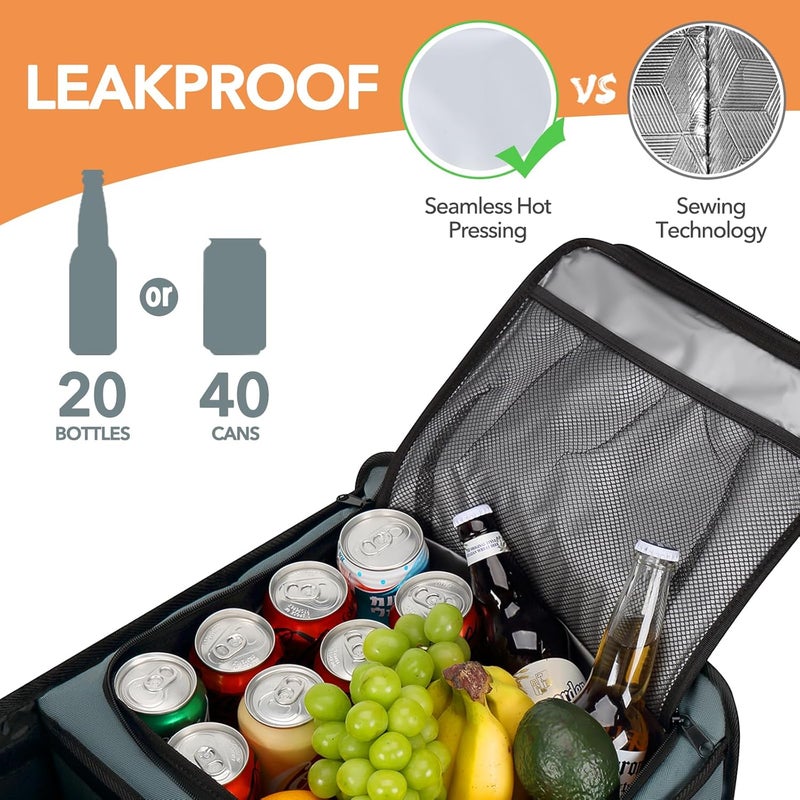 HEYTRIP Large Trunk Organizer with Cooler Bag - Image 3
