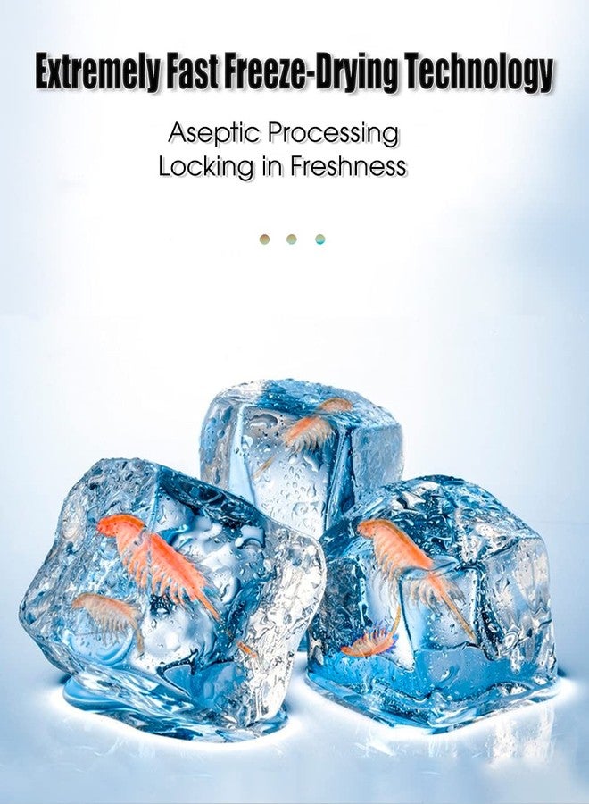 BNYEE Brine Shrimp Cubes All Natural Tropical Fish Food for Small to Medium Sized Saltwater & Freshwater Fish - Betta Guppy Discus Cichlids Discus Goldfish Angel Fish - Image 3