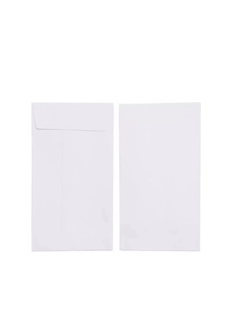 MARKQ White Coin Envelopes 6 x 4 inches Kraft Self Adhesive Seed Envelopes for Small Items Parts Wages Notes Beads Garden Office 50 Pack  - Image 2