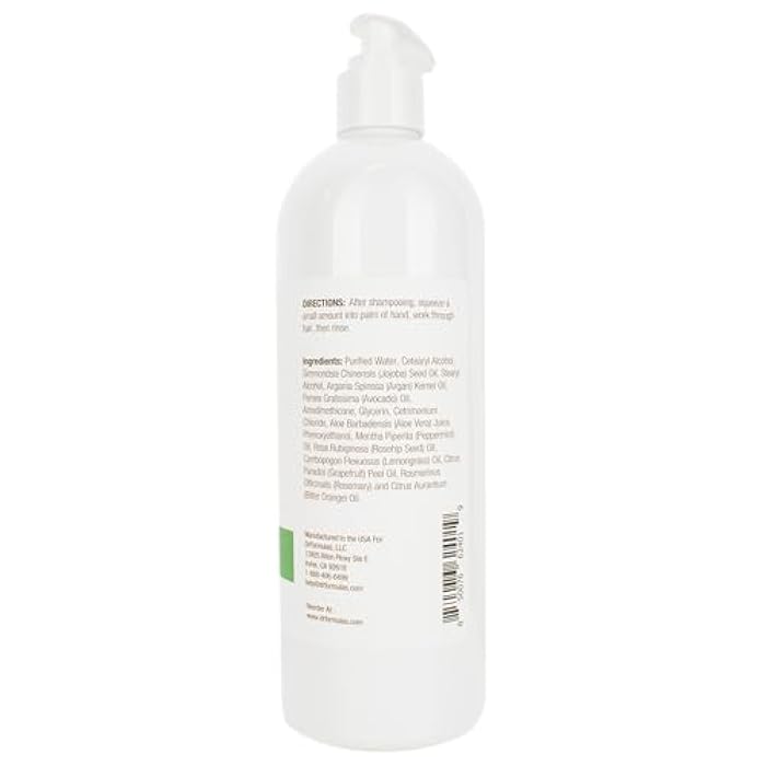 DrFormulas Cradle Cap Treatment Shampoo + Conditioner Set with Avocado and Peppermint Oil for Babies, Kids, and Infants - Image 5