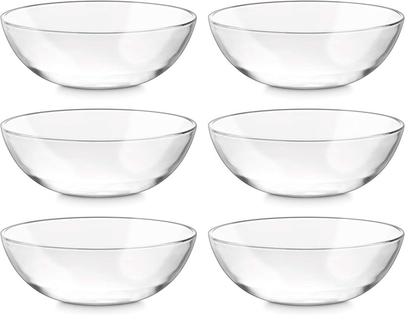 Barski Glass  Bowl  for Soup  Dessert  Pasta  Fruit  Soup Plate  20 oz  Set of 665 Diameter  Made in Europe - Image 1