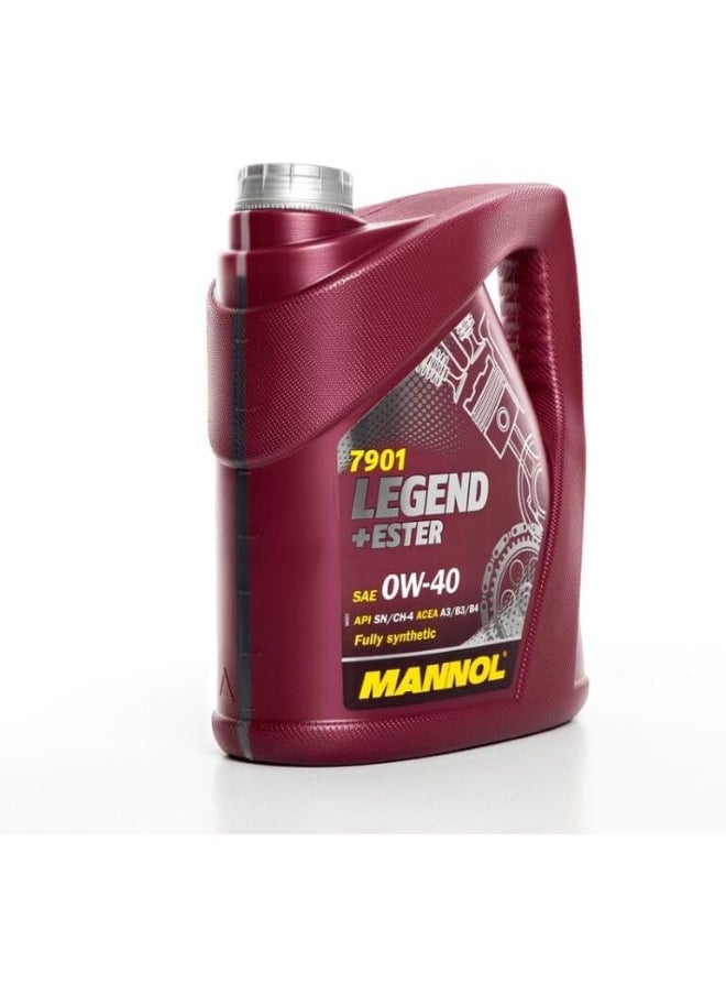 MANNOL - Engine Oil 7901 Legend 0W-40 4 Litre - Image 1