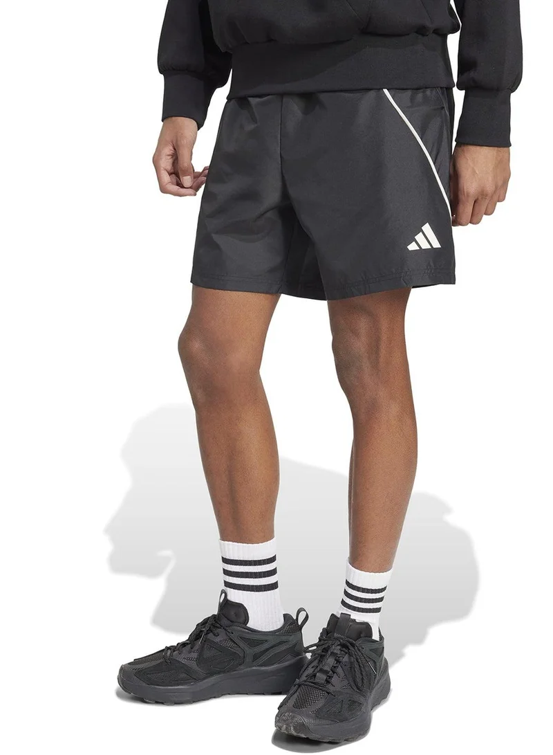 Adidas M Stadium Sho Black Training Shorts For Men XS