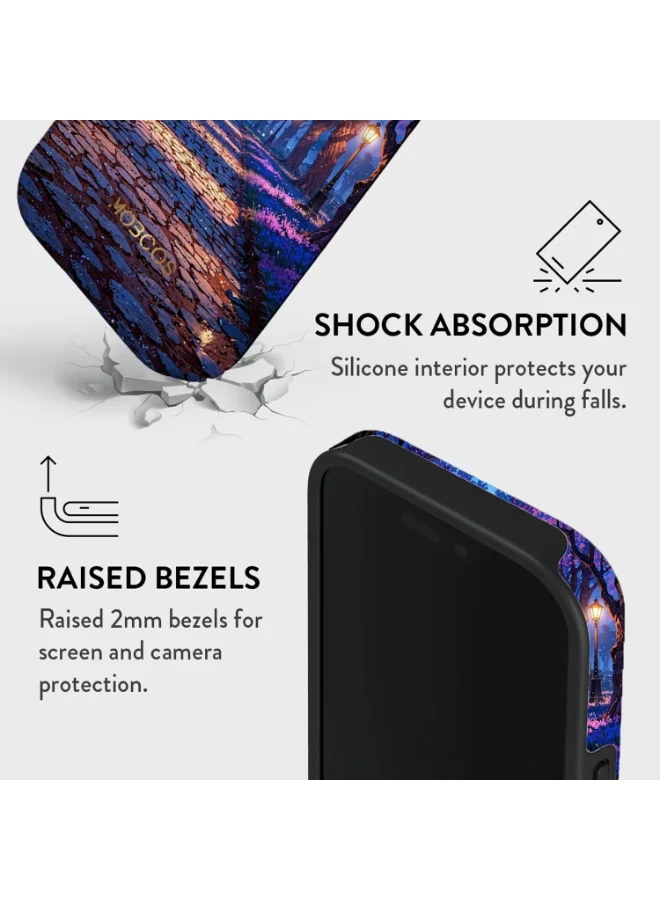 Mobcos iPhone 16 Pro Purple Night Mobcos iPhone 16 Pro Purple Night Premium Case Compatible with Hybrid Dual-Layer Hard Shell + Silicone Protection - Scratch-Resistant Shockproof Mobile Cover  | Best Price UAE
