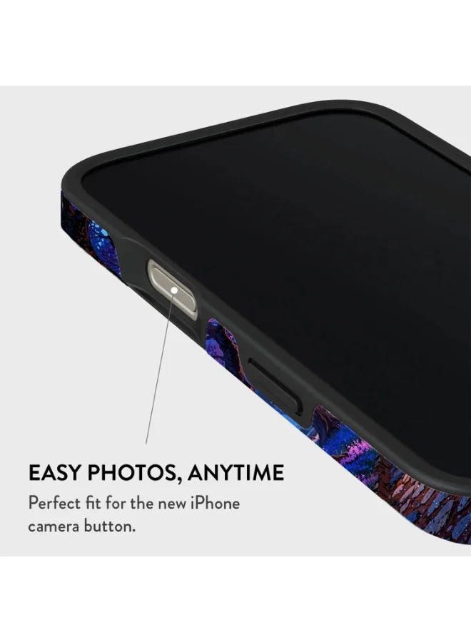Mobcos iPhone 16 Pro Purple Night Mobcos iPhone 16 Pro Purple Night Premium Case Compatible with Hybrid Dual-Layer Hard Shell + Silicone Protection - Scratch-Resistant Shockproof Mobile Cover  | Best Price UAE