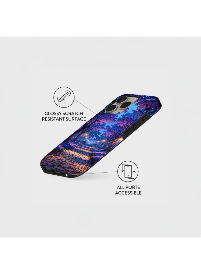 Mobcos iPhone 16 Pro Purple Night Mobcos iPhone 16 Pro Purple Night Premium Case Compatible with Hybrid Dual-Layer Hard Shell + Silicone Protection - Scratch-Resistant Shockproof Mobile Cover  | Best Price UAE