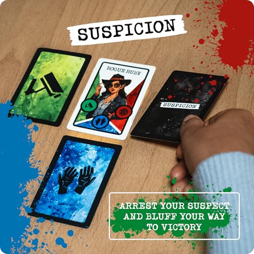 Cryptic Killers Suspicion Playing Cards Card Game Travel Games for Adults Deal and Play 27 Players Detective Arrest Bluffing Strategy 14 Family Game Night - Image 5