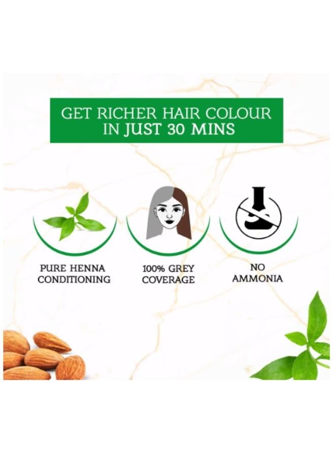 فاتيكا حنة بني طبيعي ولمعان براق ومرطبة للشعر  6 ظرف. - Image 4