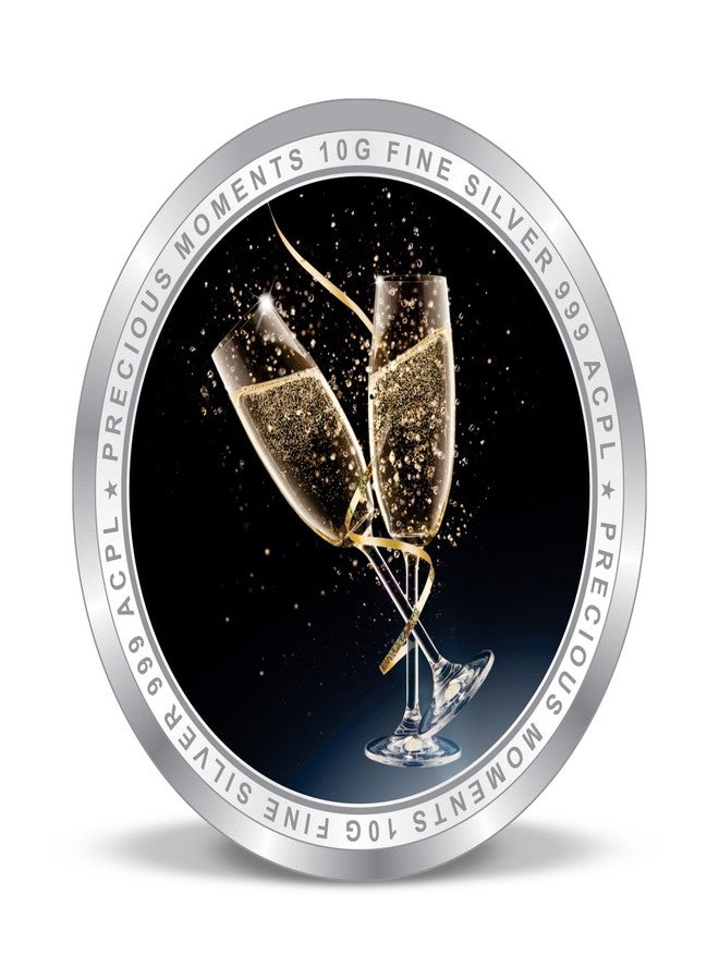 ACPL Precious Moments BIS Hallmarked Silver Coin 50th Jubilee Anniversary Design 999 Pure.available in 10,20,50,100 gram. - Image 2