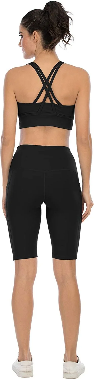 هيبسين راكيب Rivaling All Women's High Waisted Sports Laptop Tights with Pockets Yoga Pilates