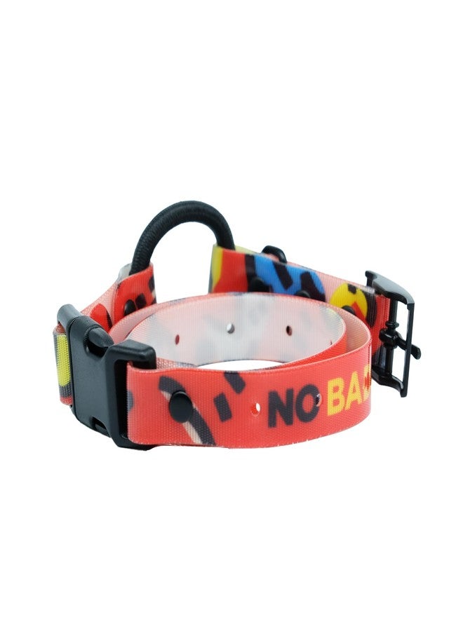 Dogtra Tom Davis Quick Release 3/4" Inch Strap with Buckle Waterproof Biothane for Remote Training E-Collar Easy Adjustable Comfortable for 280C 2.0 Receiver 28" - Red - Image 1