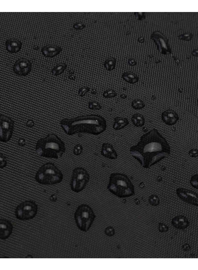Patio Heater Cover Waterproof Standup Round Oxford Covers for Outdoor Heaters Pyramid Torch Square Outdoor Stand Up Waterproof Oxford Air Heater Covers  Heater dustproof Cover for Garden Courtyard Terrace Use Black - Image 2