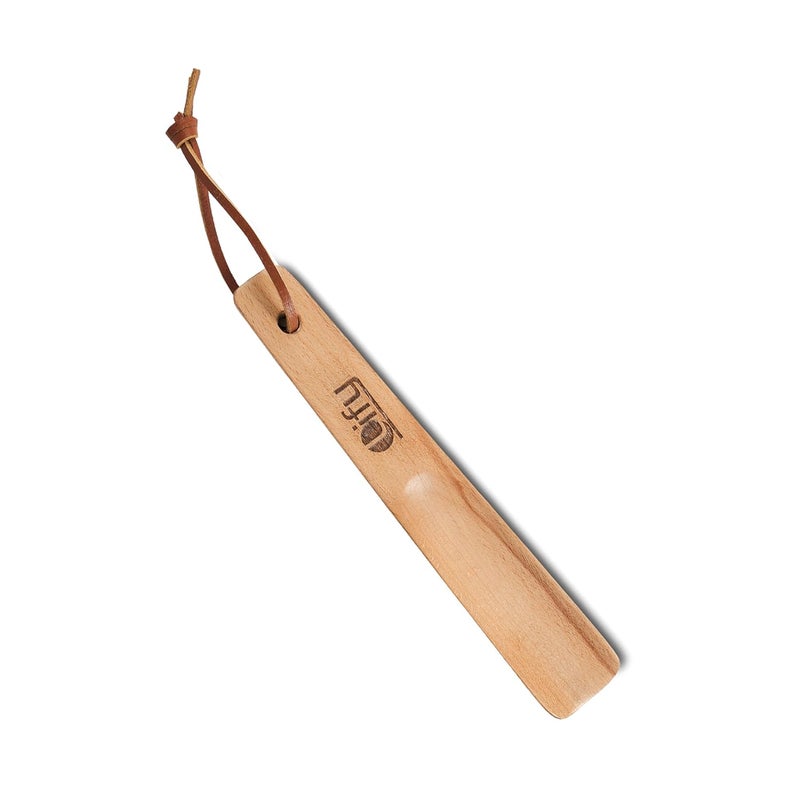 Lify مِلقَط حذاء بمقبض طويل، مِلقَط حذاء قابل للسحب، مِلقَط حذاء خشبي صغير ومِلقَط حذاء من الألمنيوم بحجم قابل للتعديل للرجال والنساء والأطفال وكبار السن - Image 1