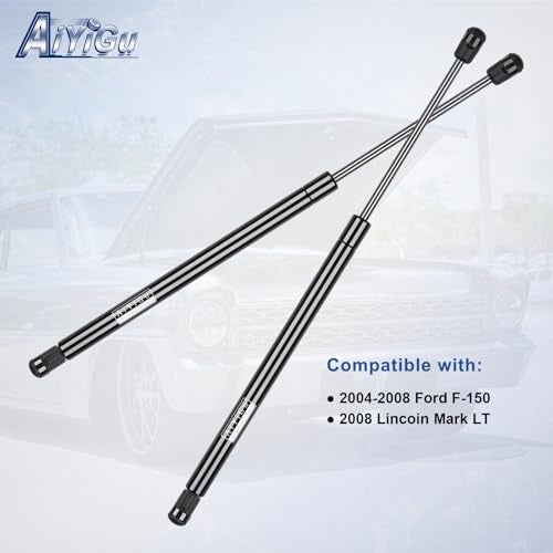 AiYiGu Front Hood Struts Shocks Lift Supports Gas Springs 4153 Compatible with 2004-2008 Ford F150, 2008 Lincoln Mark LT, Replacement SG404075, Pack of 2 - Image 4