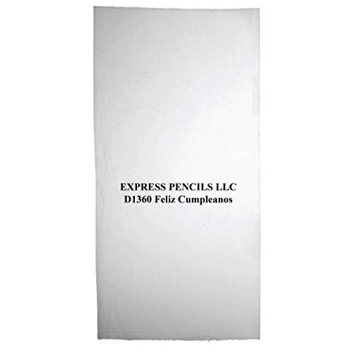 Express Pencils D1360 Feliz Cumpleanos (Spanish) - 36 Happy Birthday Pencils - Image 3
