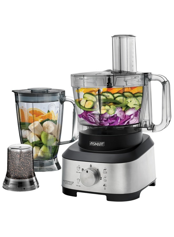 SSMART Smart Food Processor, 2000 Watt, 56 Functions - SFP417SE - Image 1