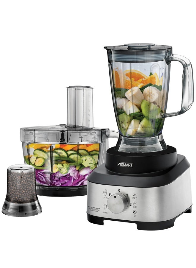 SSMART Smart Food Processor, 2000 Watt, 56 Functions - SFP417SE - Image 2