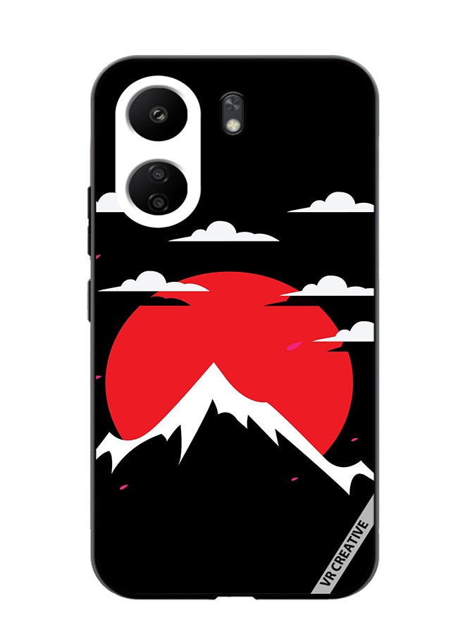 VR CREATIVE Protective Case Cover For Xiaomi Redmi 13C Mount Fuji Japan Design Multicolour - Image 1