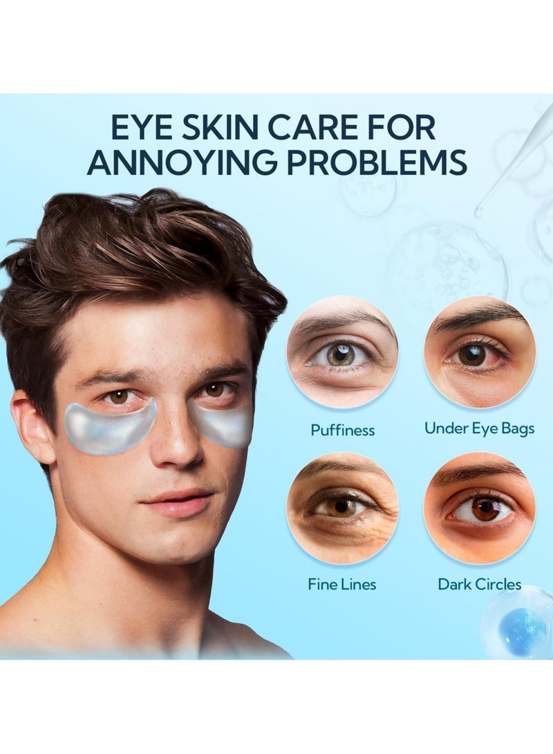 LANBENA Hyaluronic Acid Hydra-Gel Eye Mask Sheet Collagen Eye Patches Skin Care Eye Gel for Moisturizing Remove Dark Circles Eye Bag (30 Pairs) - Image 3