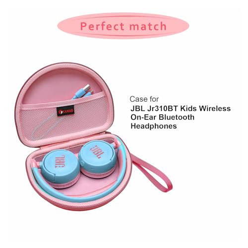 XANAD EVA Hard Case for JBL Junior 320BT / JR300BT / Jr310BT, Sony MDR-ZX110 / MDRZX110NC / MDR-ZX310AP On-Ear Headphones - Pink - Image 2