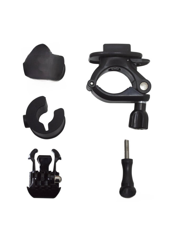 Generic Suitable For Gopro Handle/seat Tube/long Rod Fixing Seat Can Rotate 360 Degrees To Shoot Riding Sports Accessories-Color:Large With Rubber Pad  - Image 2