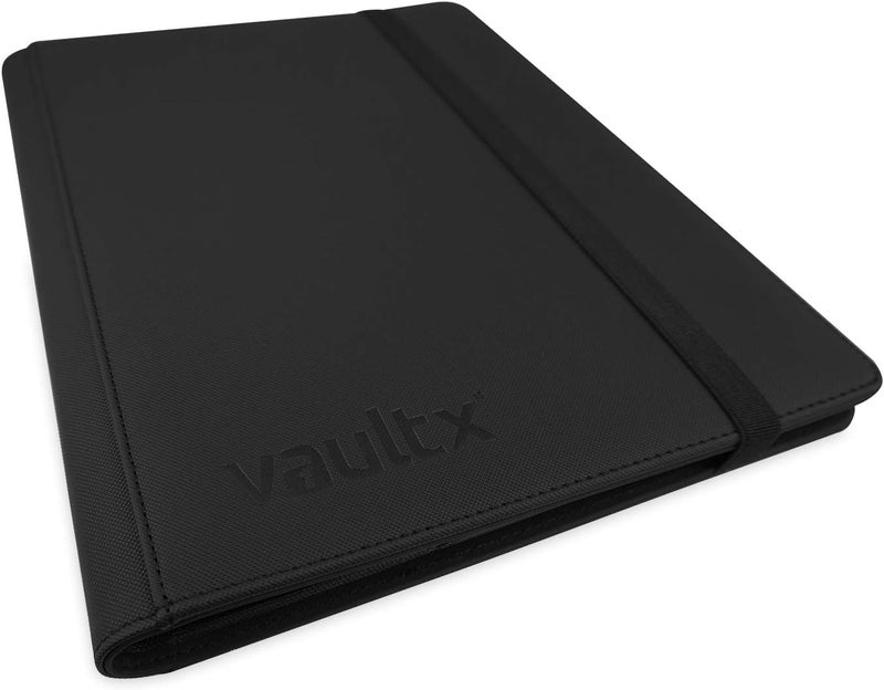Vault X 9 Pocket Trading Card Strap Binder, 360 Cards, Premium Exo-Tec Album Material, 20 Side-Loading Pages, Folder for Collectible Games, Sports, TCG (Black) - Image 3