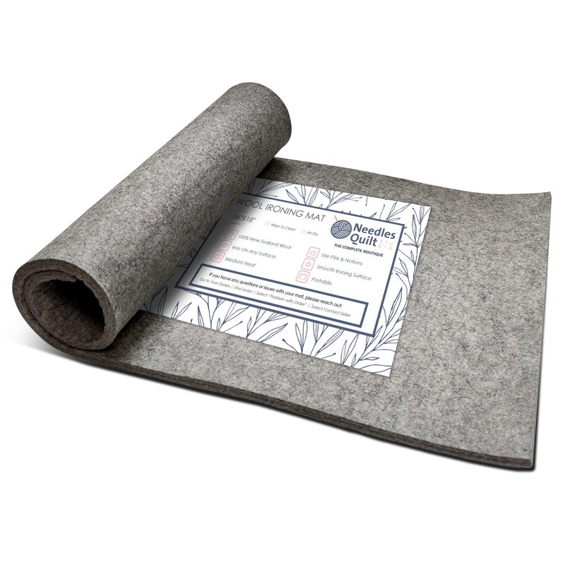 36 x 18 Wool Pressing Mat for Quilting 100 Natural New Zealand Wool Ironing Mat for Quilters Quilting Ironing Pad Wool Pressing Pad for Sewing Quilters Craft Projects