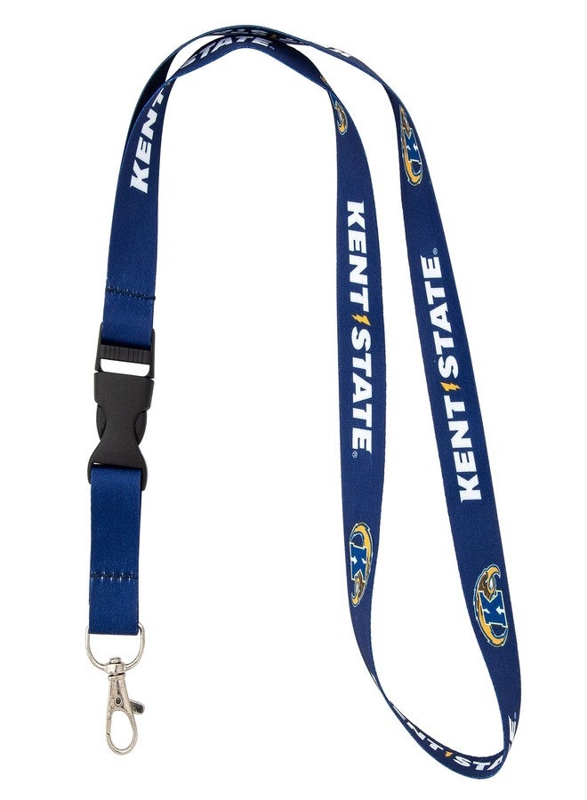 Desert Cactus Kent State University Lanyard KSU Golden Flashes Car Keys ID Badge Holder Lanyard Keychain Detachable Breakaway Snap Buckle (Blue) - Image 2