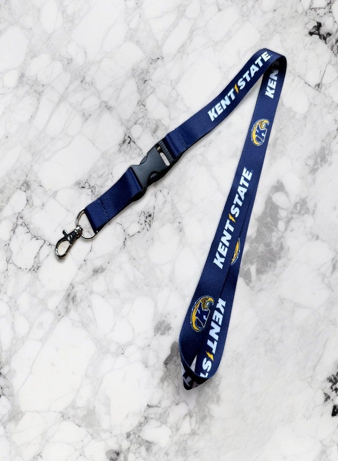 Desert Cactus Kent State University Lanyard KSU Golden Flashes Car Keys ID Badge Holder Lanyard Keychain Detachable Breakaway Snap Buckle (Blue) - Image 5