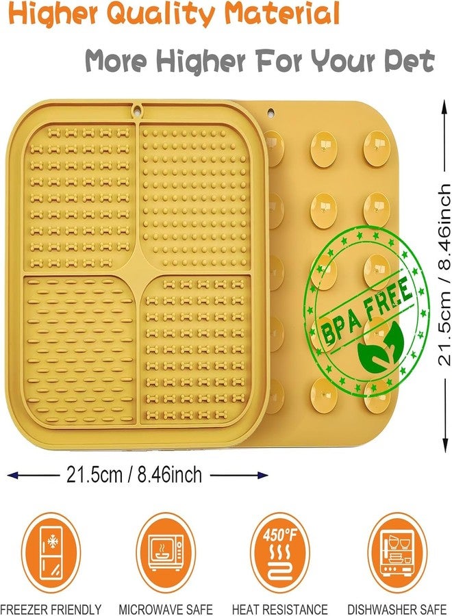 KsPups Lick Mat for Dogs, Premium Lick Pad with Suction Cups for Dog Anxiety Relief, Slow Feeder Dog Bowls, Bathing, Grooming and Training - Image 4