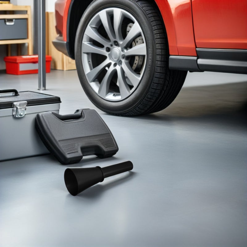 🚗 طقم قمع تعبئة زيت متعدد الاستخدامات للتزود بالوقود للسيارات والدراجات النارية مصنوع من البلاستيك المتين للاستخدام الخارجي عدد قطع - Image 5
