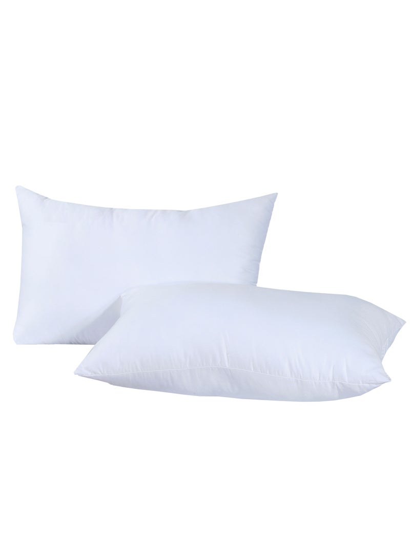 Siesta Zen Hotel Quality Pair of Standard Hollow-fiber Filled Pillow, Breathable, Hyperallergenic, Plush Hotel-Style Down Alternative, Medium-Firm Support, Quick bounce back - Image 1