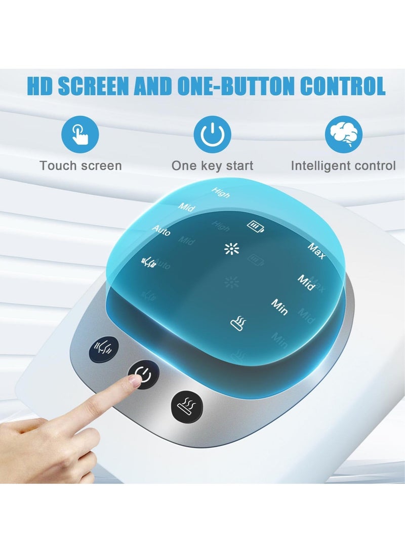 Knee Massager, Cordless Knee Massager with Multi-Function Screen, Physical Heating and Vibration Function, Best Gift for A Comforting Massage 2000Mah - Image 2